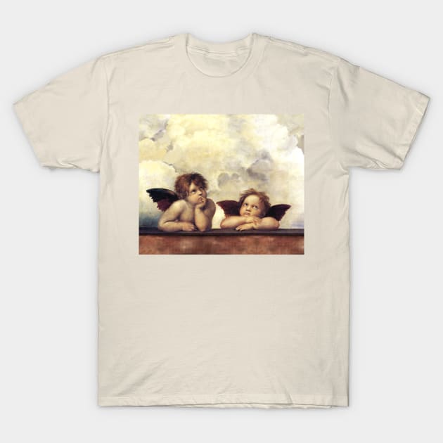 RENAISSANCE ANGELS Winged Cherubs by Raphael T-Shirt by BulganLumini